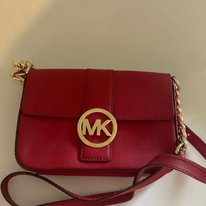 Small MK crossbody Like New Red
